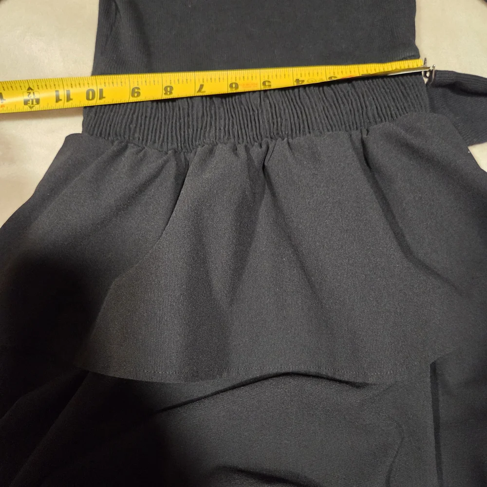 Zara Black Layered Kids Dress